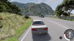 Японская надежность... Проверка на серпантине шустрого купе. Beam NG