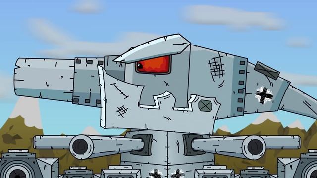 АТАКА НЕМЕЦКОГО МОНСТРА МАРК 44 - Мультики Про Танки смотреть онлайн