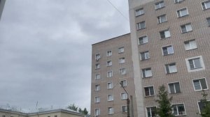 На небе пасмурно и тускло - Timelapse from the window