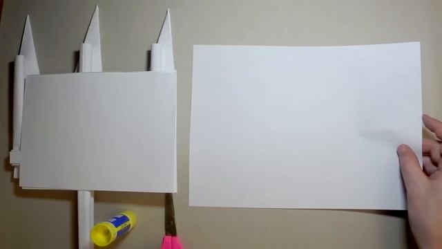 Как сделать ТРЕЗУБЕЦ своими руками из бумаги - A4