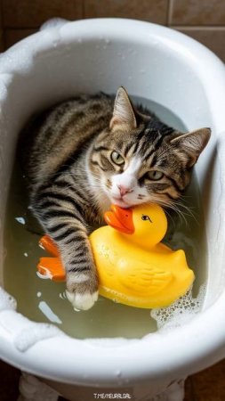 Кот в стиле Ван Гога: Звездная ночь с имбирным котом.