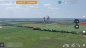 Авиаудар по позиции Всу в районе н.п. Малиевка 💥🇷🇺👊