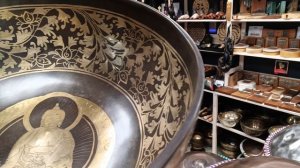 Кованая поющая чаша Mustang Luxury SVS ( 28 см, нота: Ля, 110 Гц ) / Singing Bowl / shamanic.moscow
