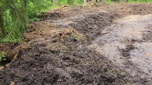 Водоем. Подмосковье. первый этап, земляные работы.
