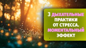 3 дыхательные практики, чтобы снять стресс прямо сейчас
