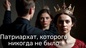 Патриархат, которого никогда не было.
