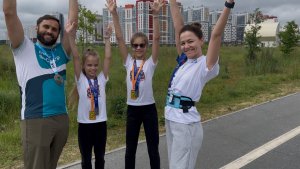 Семья Митяевых. Спорт и здоровый образ жизни 
Одна семья - одна команда.