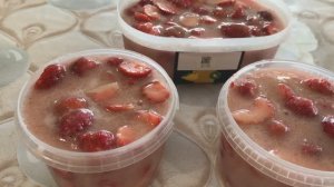 Заморозка клубники второй способ.Аромат и вкус не изменяется