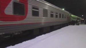 Поезд ТЭП70БС Рейс Кинешма - Москва Ярославский Вокзал