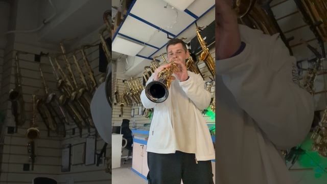 Soprano Saxophone “Mercury Black” прямой.