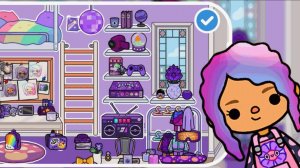 ТОКА БОКА ФИОЛЕТОВОЕ ОБУСТРОЙСТВО TOCA BOCA ИГРА ЛЭНД