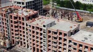 Ход строительства ЖК «Уютный квартал», май 2025 г.