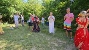 На Возраждении Харинама с М. Нрисимхи