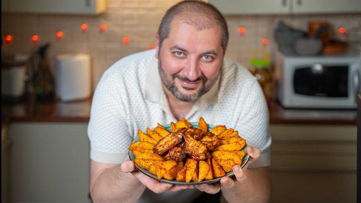 Вы не поверите, как ЛЕГКО приготовить ХРУСТЯЩУЮ курицу и картофель в аэрогриле!
