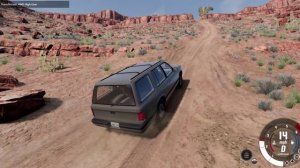 Большой тест автомобилей на грунтовой горке, кто заедет? Видео из Beam NG Drive часть 2