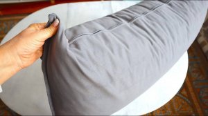Не выкидывайте старые диванные подушки. Покажу, как вернуть им былой шик