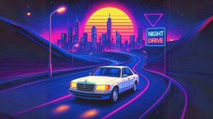 ＮＩＧＨＴ　ＤＲＩＶＥ　ＦＭ 80s inspired Synthwave, Aetheral Chillwave, Aesthetic Vaporwave