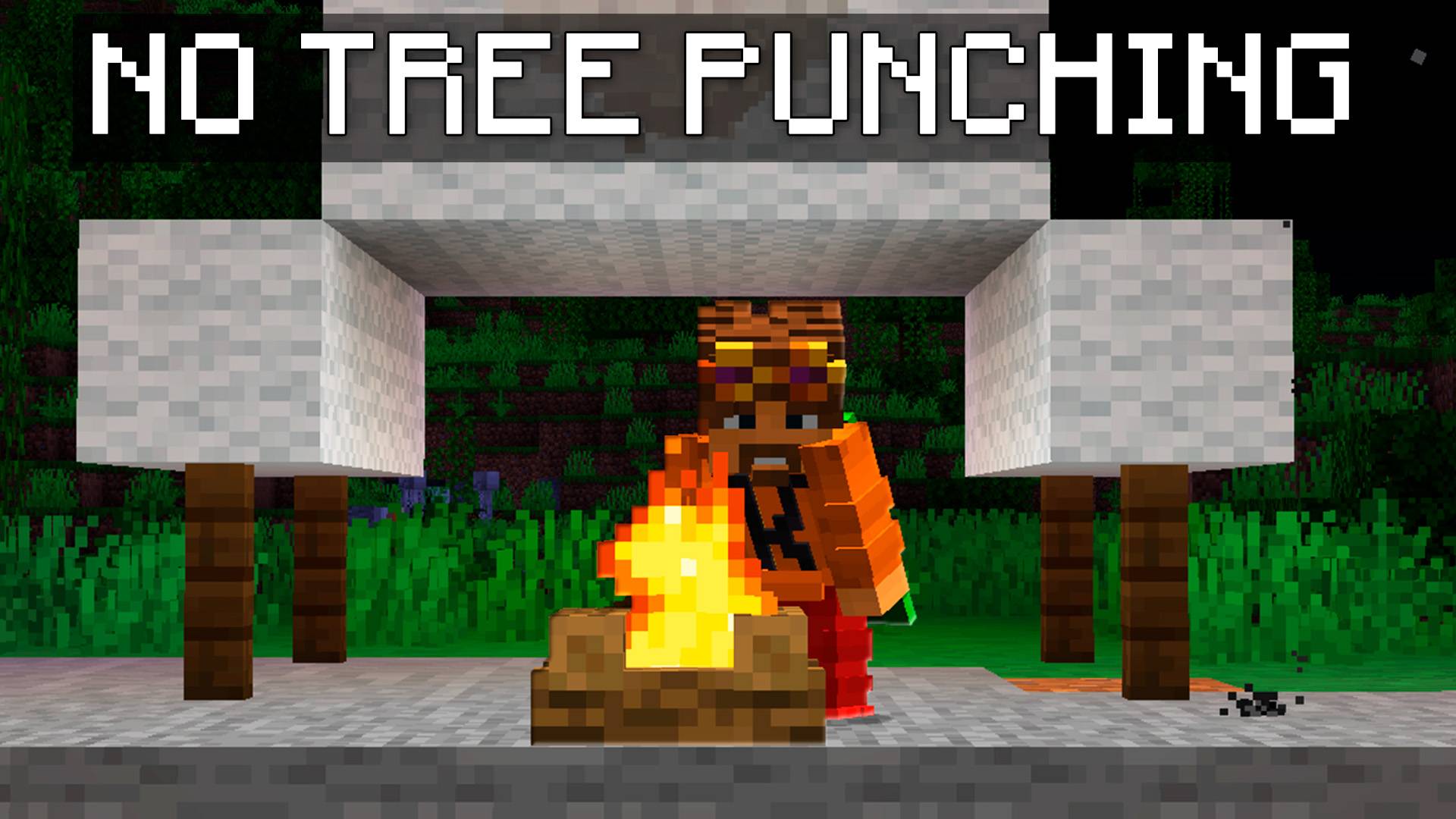 КАК ВЫЖИТЬ В СУРОВОМ МАЙНЕ - NO TREE PUNCHING 1.20.1 смотреть онлайн