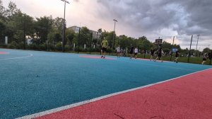 Красивый баскетбол на красивой площадке 
тренировочный прогресс)