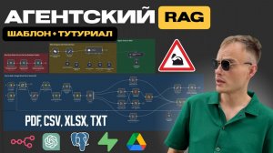 Агентский RAG в N8N: ИИ который читает таблицы и считает без ошибок | Готовый шаблон