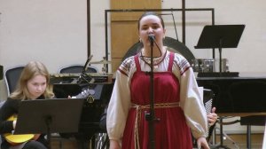 Русская народная песня «Вишня» Исп. Дарья Попова в сопровождении инструментального ансамбля