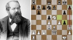 Эффектной ЖЕРТВОЙ ладьи Стейниц застал врасплох КОРОЛЯ Монгредиена! Шахматы.