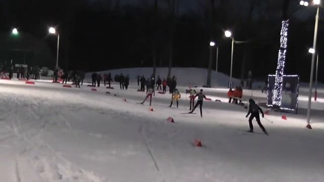 Ночная лыжная гонка "Веденино" 13.03.2021. Детский старт на 1,2 км. смотреть онлайн