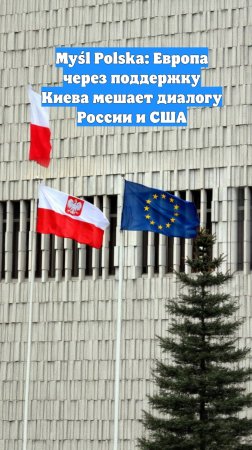 Myśl Polska: Европа через поддержку Киева мешает диалогу России и США