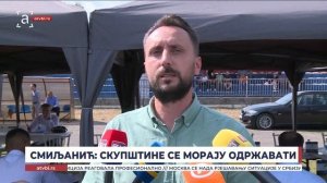 Сједница теслићког парламента на стадиону, на ''головима'' Дубравац и Јашаревић