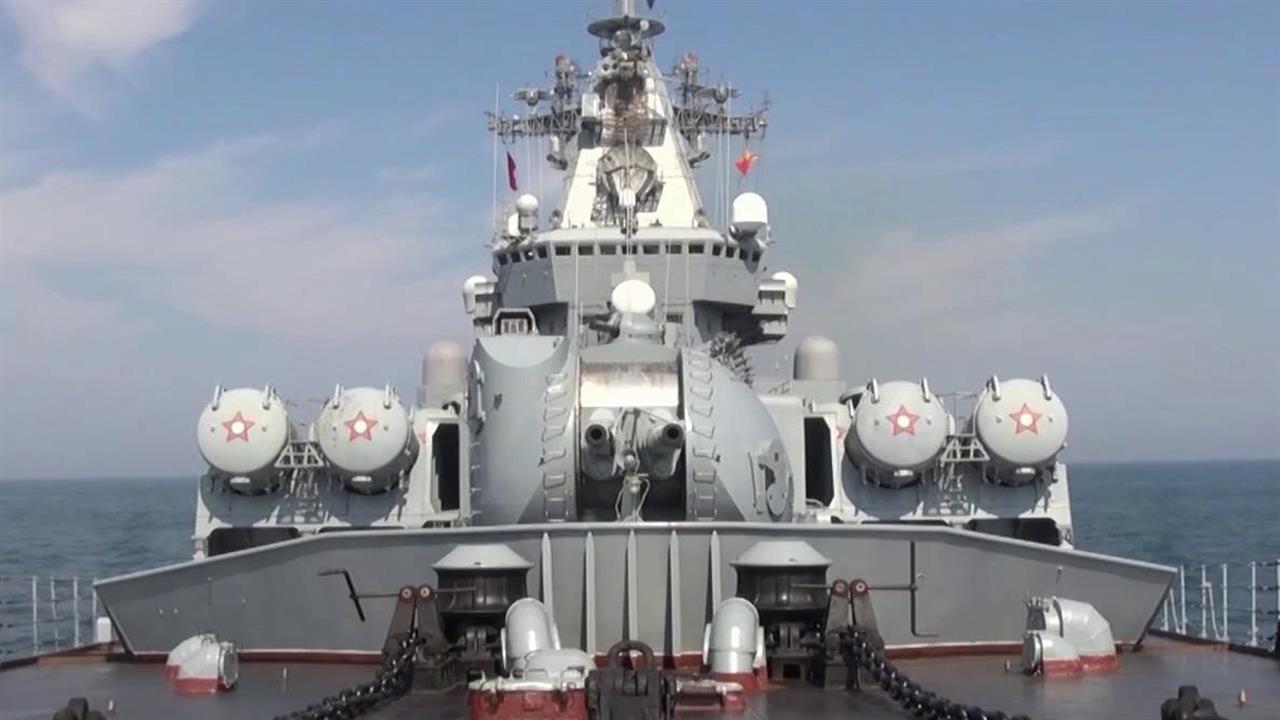 Силы Тихоокеанского флота поразили крылатыми ракетами морские цели на учениях в Японском море