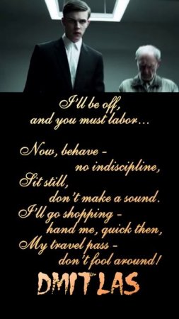I’LL BE OFF, AND YOU MUST LABOR...