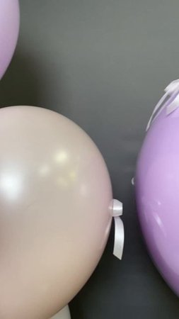 Композиция из шаров Лиловый цвет Kit-ВБКБ-920