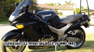 Kawasaki ZZ-R1100/Ninja ZX-11 1990-1992 ||| мотопластик.рф