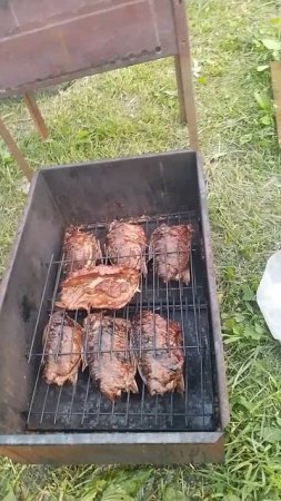 Коптил рыбку.
