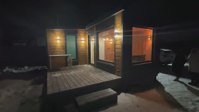 Модульная баня М-1,5. Видеообзор