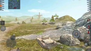 World of Tanks Blitz "AT 2" - медленно но уверенно (android)