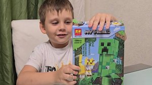Обзор на LEGO Лего My World Крипер и Оцелот No.11474! | Евген Про