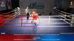 397 пф 66 кг КЛЮЧНИКОВ Вадим Ставропольский СКФО - ЧИЧБА Эрнаст Краснодарский ЮФО