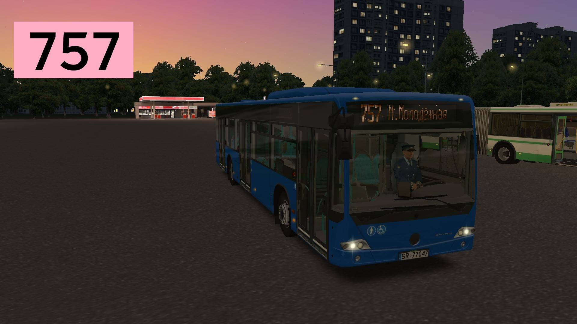 OMSI 2: Автобус №757 Метро Молодёжная - МЦД Рабочий посёлок смотреть онлайн