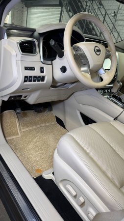 Пошив ворсовых ковров в салон автомобиля Nissan Murano