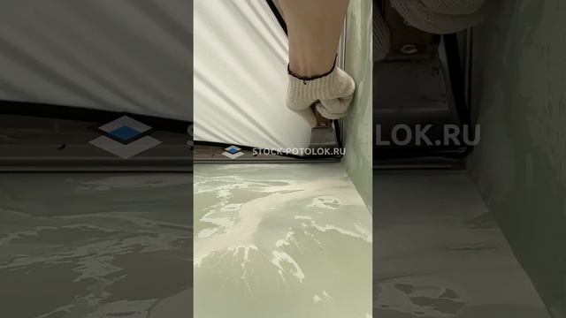 Белый матовый натяжной потолок. СТОК-ПОТОЛОК  #натяжные_потолки