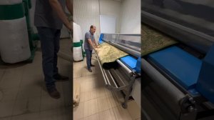 Пыле выбивальная машина для работы в цехах по стирке ковров