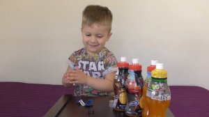 Рома и Диана ★ Тачки Молния МАКВИН Игрушки из Мультфильма Тачки Сок с Сюрпризом Lightning McQueen Di