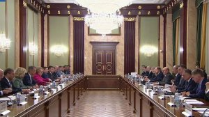 Михаил Мишустин встретился с членами Совета палаты Совета Федерации