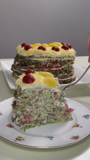 ХИТ СЕЗОНА ! САМЫЙ ВКУСНЫЙ ЗАКУСОЧНЫЙ ТОРТ ИЗ КАБАЧКОВ