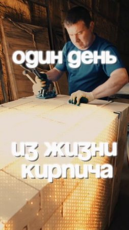 🏭 ОДИН ДЕНЬ ИЗ ЖИЗНИ ГИПЕРПРЕССОВАННОГО КИРПИЧА #shorts