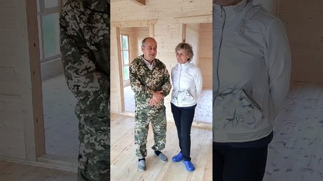 Каркасно-щитовой дом Д-15, 9х8м, 72  М², Ярославская область, Первомайский район, деревня Бабицино.