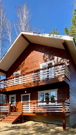 Дом из бруса двухэтажный на Светлой 190