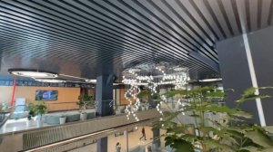 Межвузовский студенческий кампус в Уфе, 2024 г | Реечный потолок, освещение, стены # 5