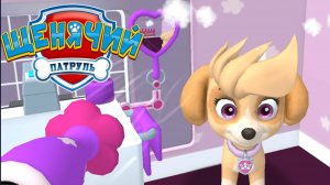 Щенячий Патруль День в Бухте Приключений с Модницей Скай